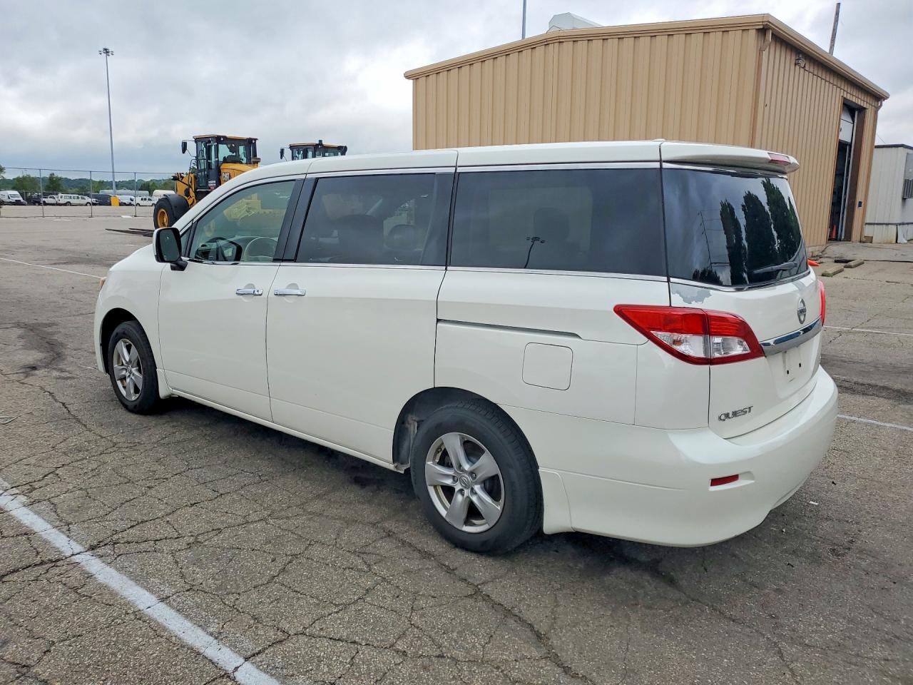 2015 Nissan Quest 3.5 Sv White vin: JN8AE2KP0F9122748