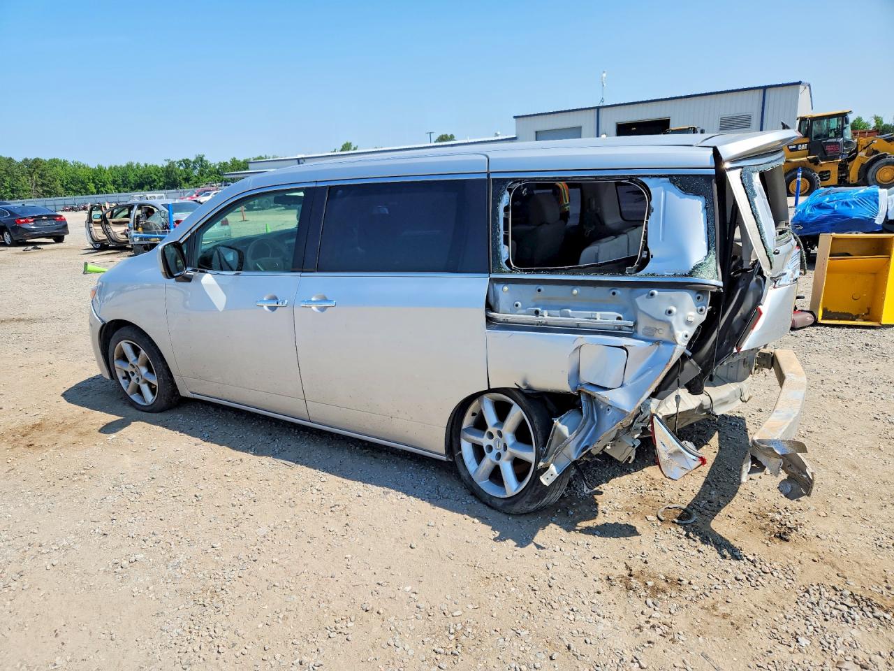 2015 Nissan Quest Gray vin: JN8AE2KP0F9123205