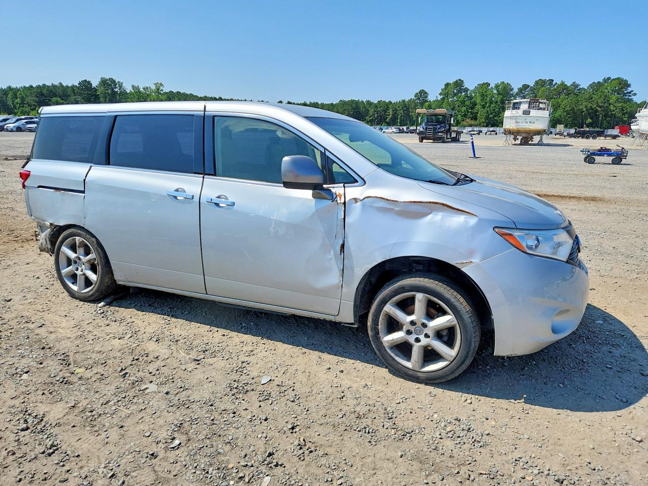 2015 Nissan Quest Gray vin: JN8AE2KP0F9123205