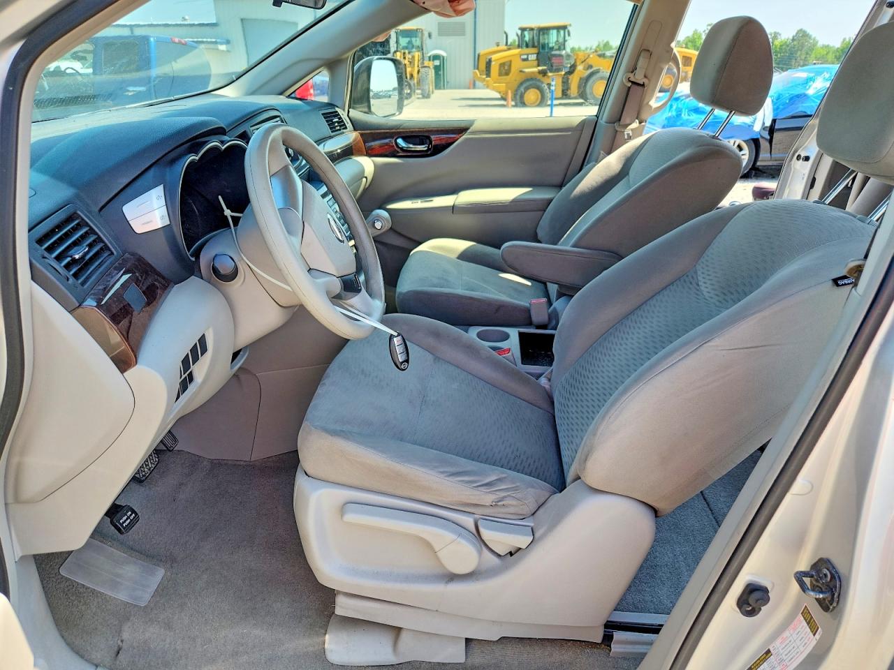 2015 Nissan Quest Gray vin: JN8AE2KP0F9123205