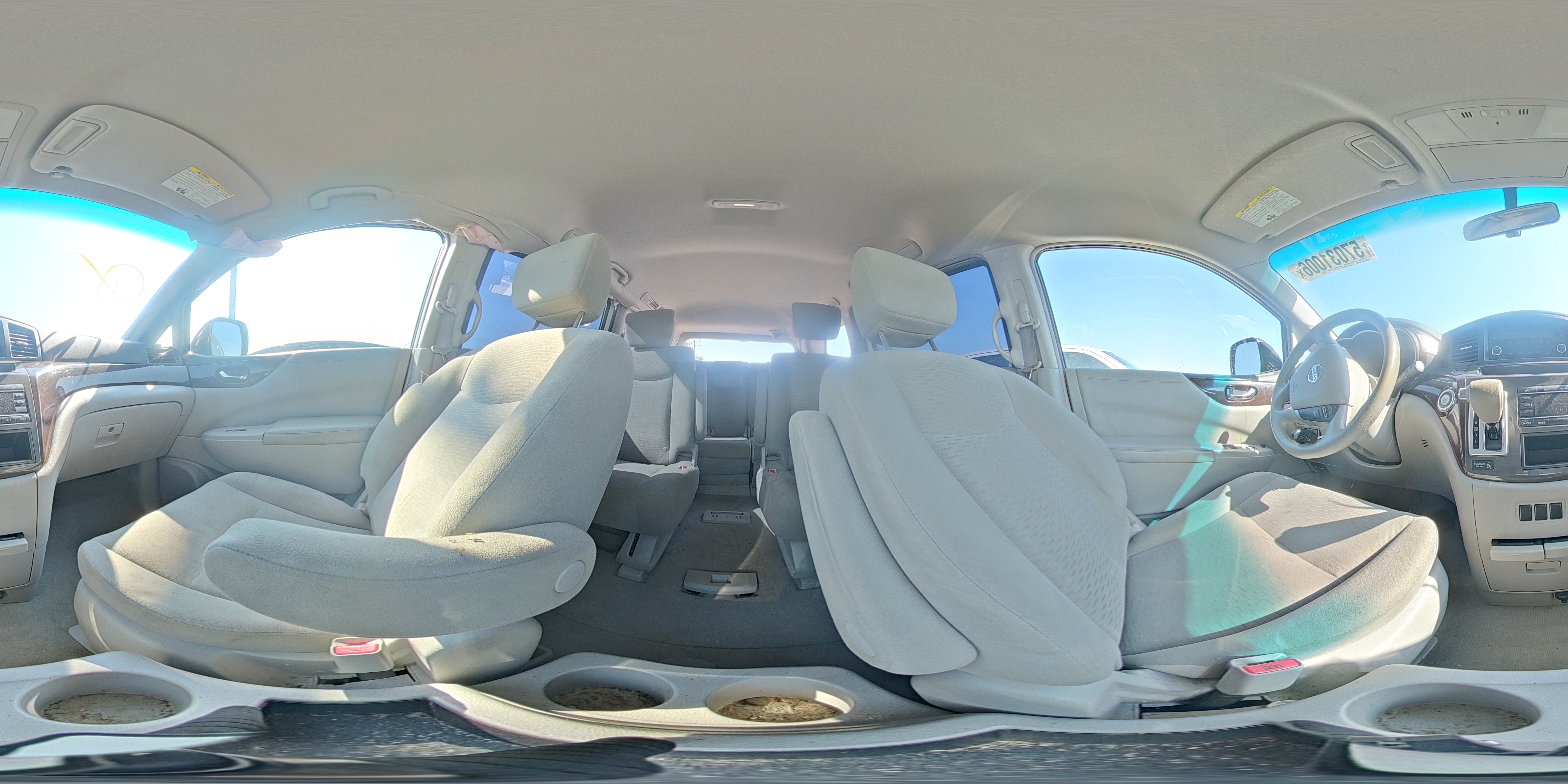 2015 Nissan Quest Gray vin: JN8AE2KP0F9123205