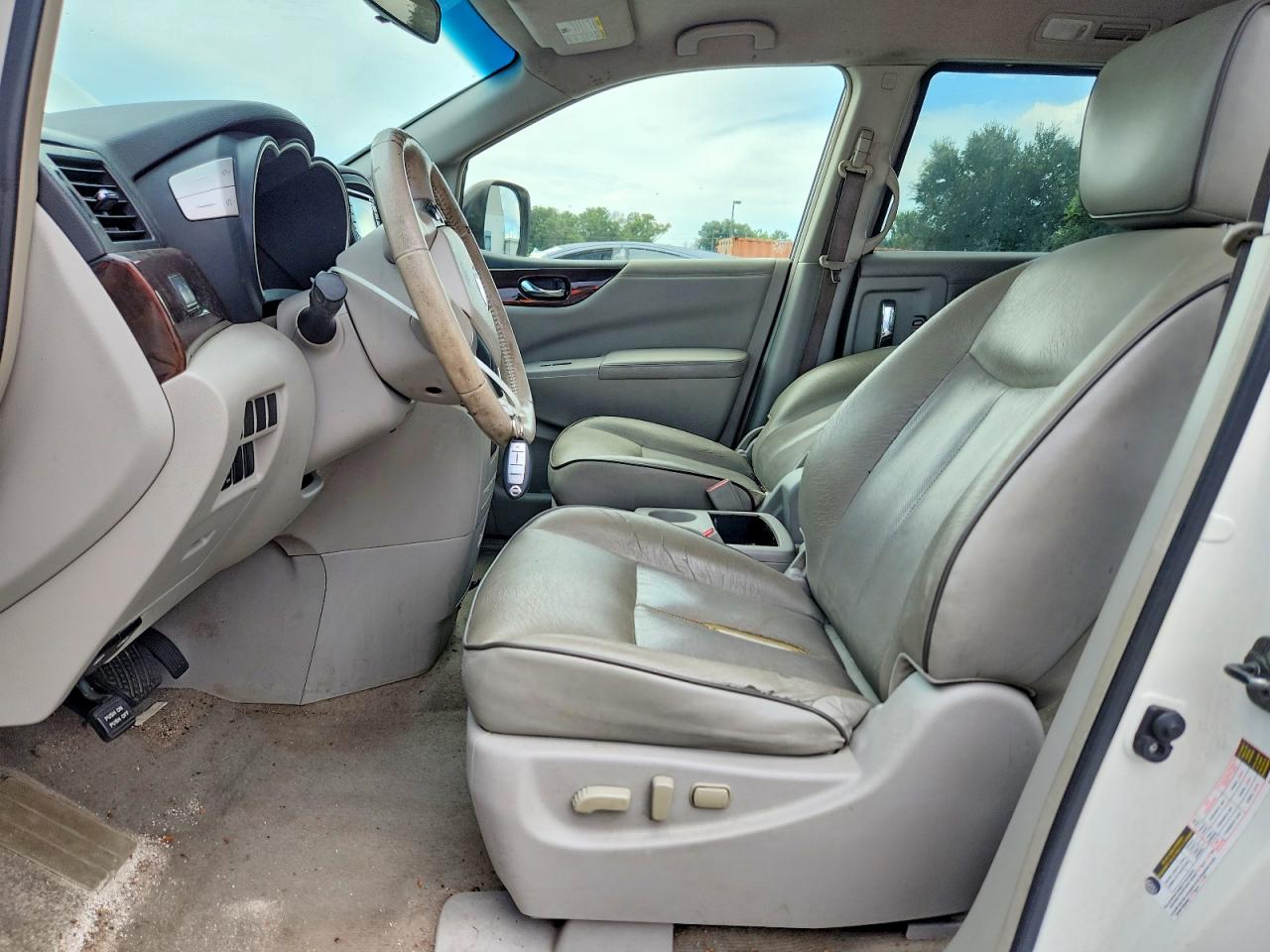 2015 Nissan Quest 3.5 Sv White vin: JN8AE2KP0F9126685