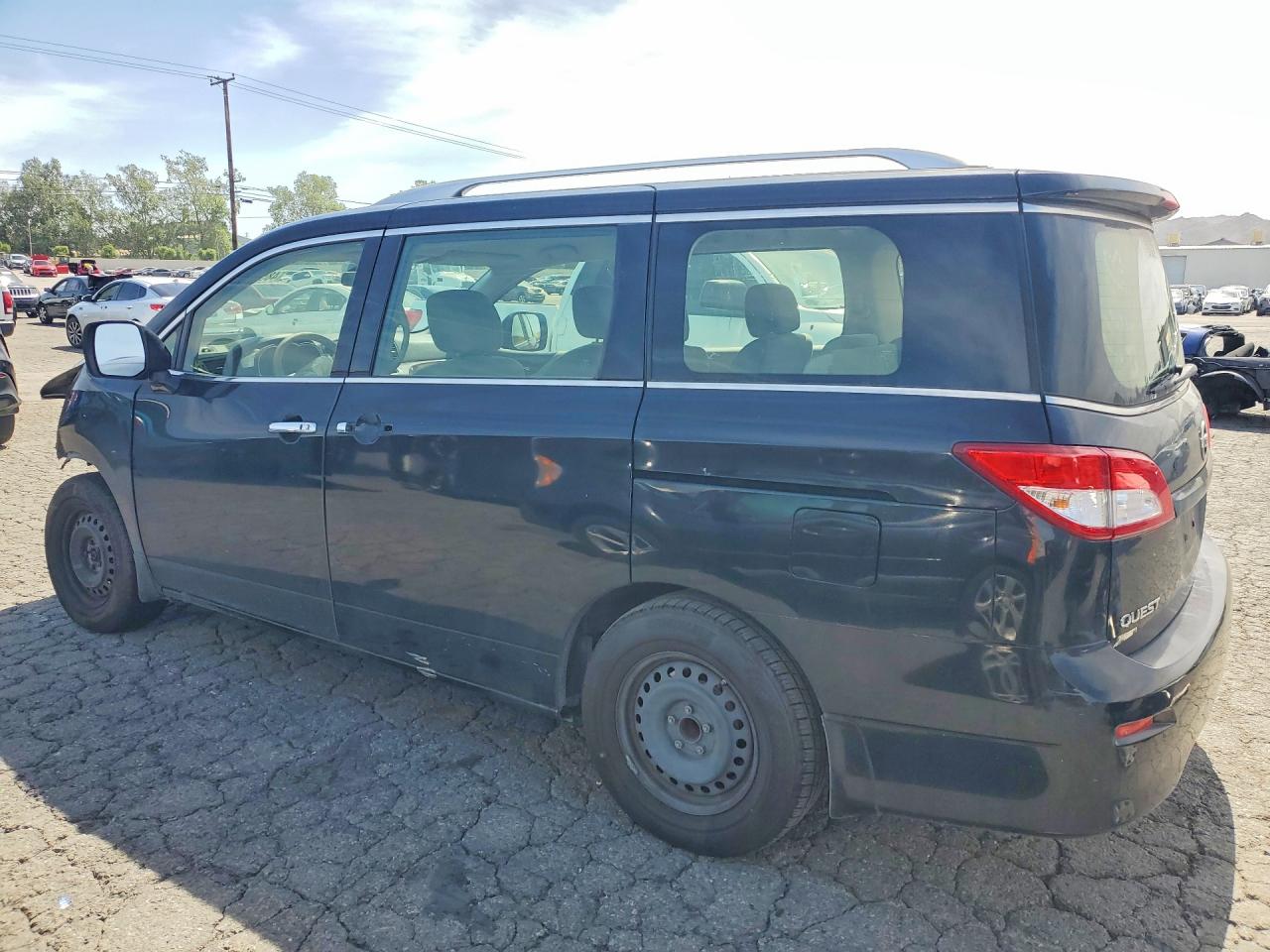 2015 Nissan Quest 3.5 S Черный vin: JN8AE2KP0F9127674