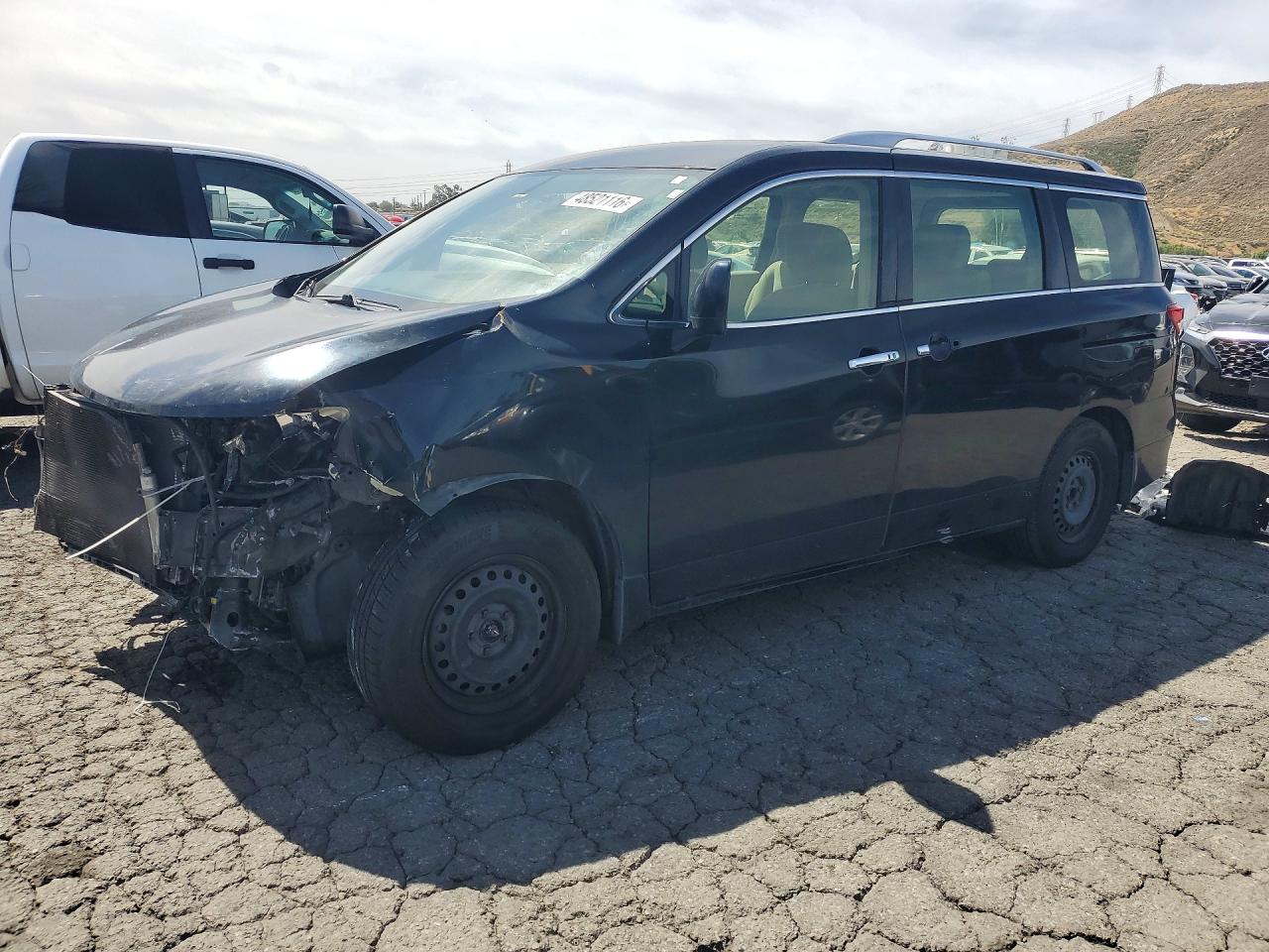 2015 Nissan Quest 3.5 S Черный vin: JN8AE2KP0F9127674