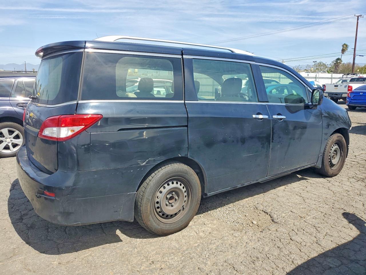 2015 Nissan Quest 3.5 S Черный vin: JN8AE2KP0F9127674
