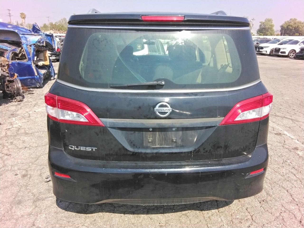 2015 Nissan Quest 3.5 S Черный vin: JN8AE2KP0F9127674