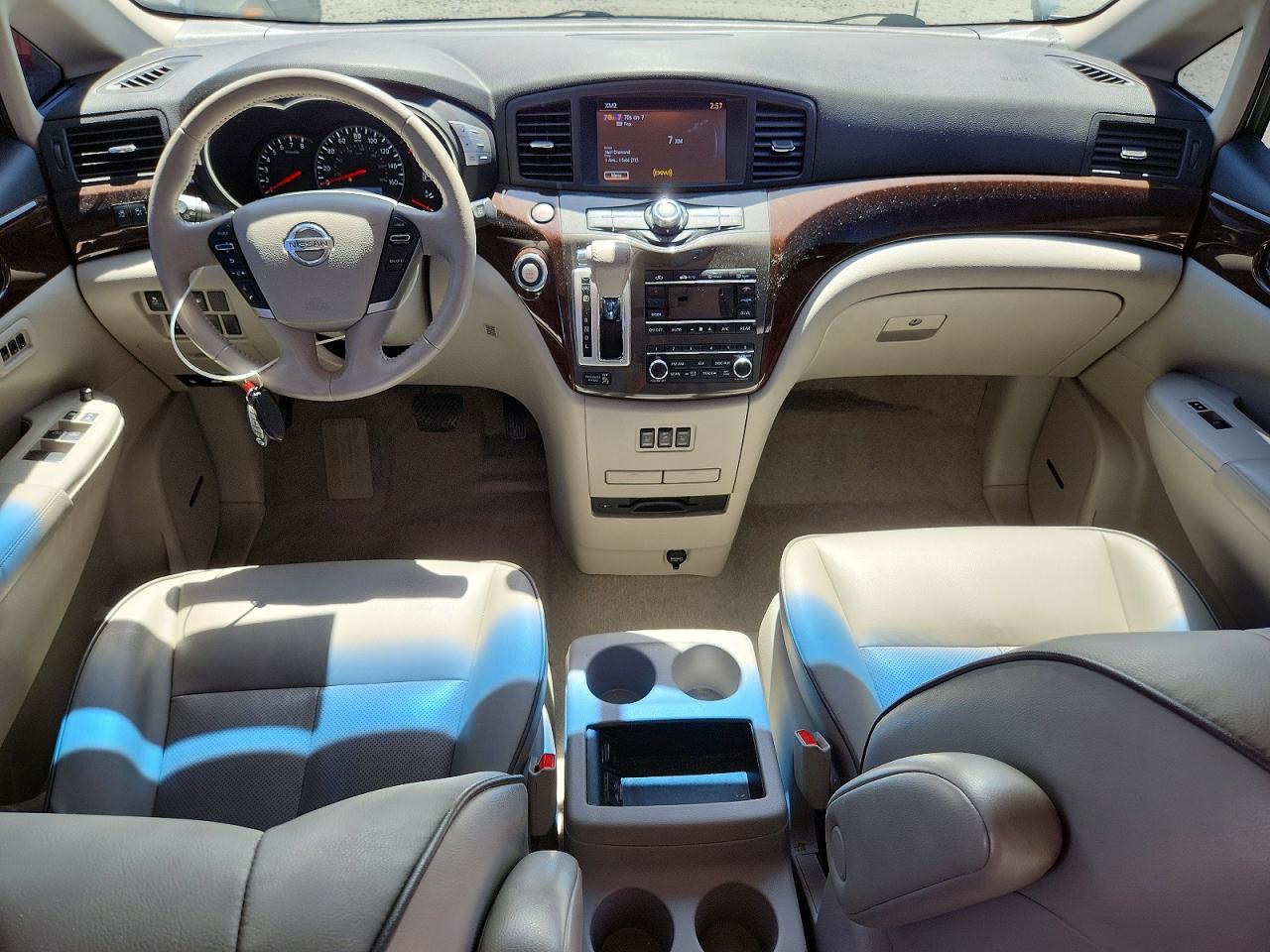 2015 Nissan Quest 3.5 Platinum White vin: JN8AE2KP0F9128226