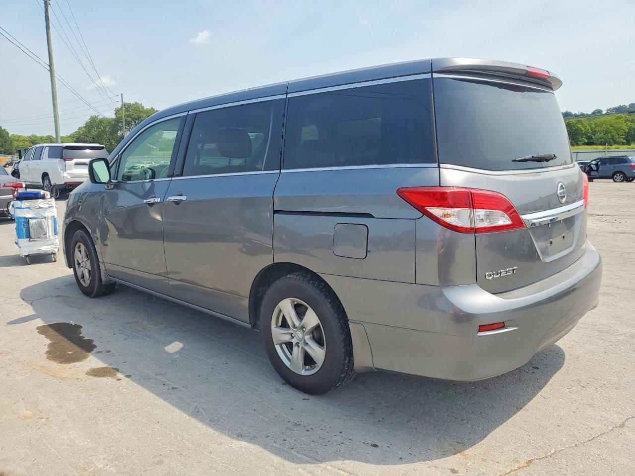 2015 Nissan Quest 3.5 Sv Gray vin: JN8AE2KP0F9130056