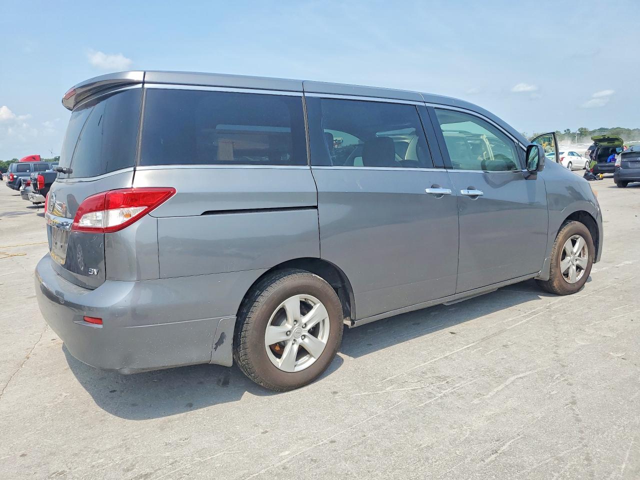 2015 Nissan Quest 3.5 Sv Gray vin: JN8AE2KP0F9130056