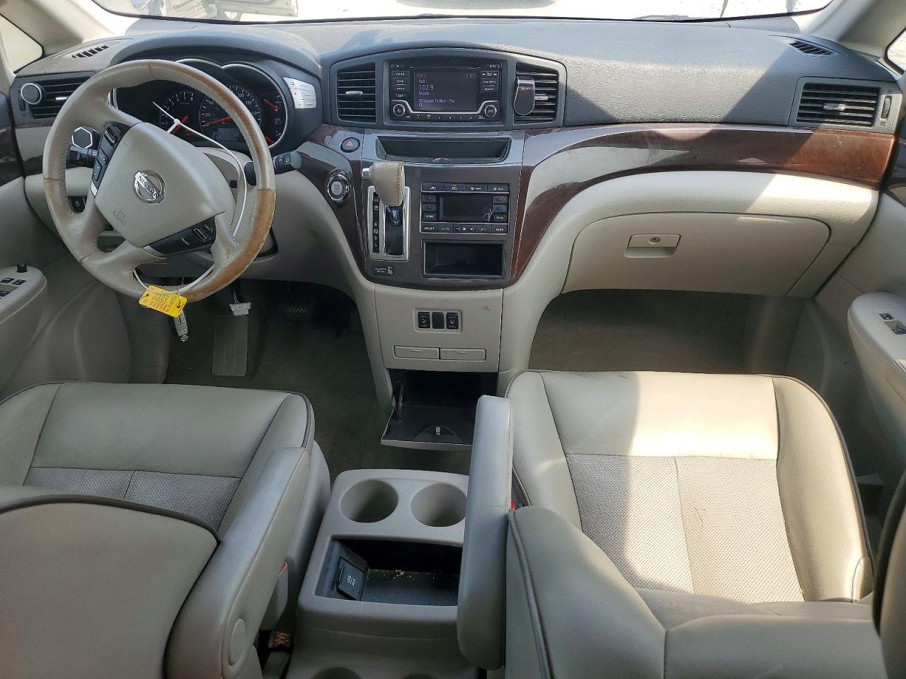 2015 Nissan Quest 3.5 Sv Gray vin: JN8AE2KP0F9130056