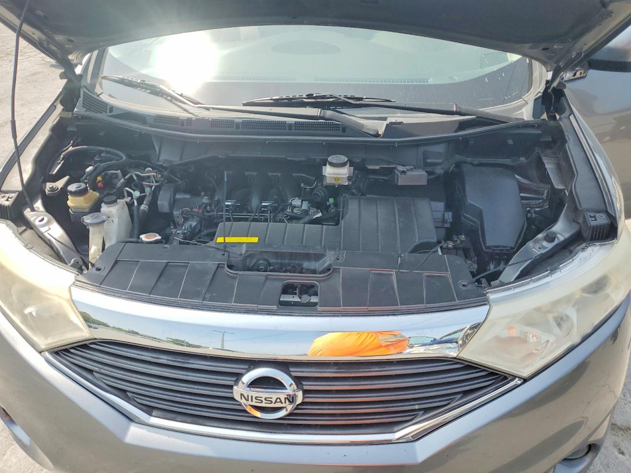2015 Nissan Quest 3.5 Sv Gray vin: JN8AE2KP0F9130056