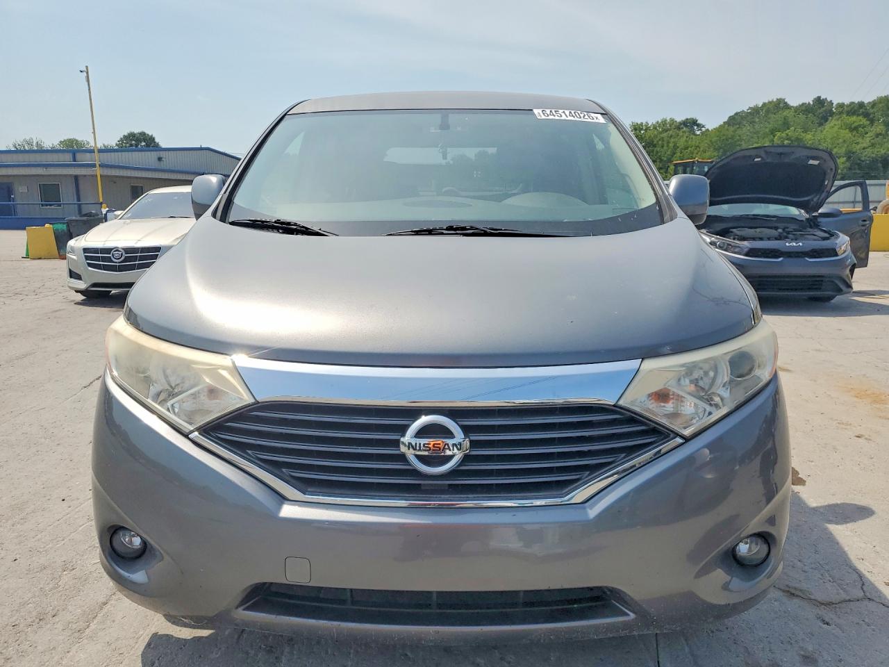 2015 Nissan Quest 3.5 Sv Gray vin: JN8AE2KP0F9130056