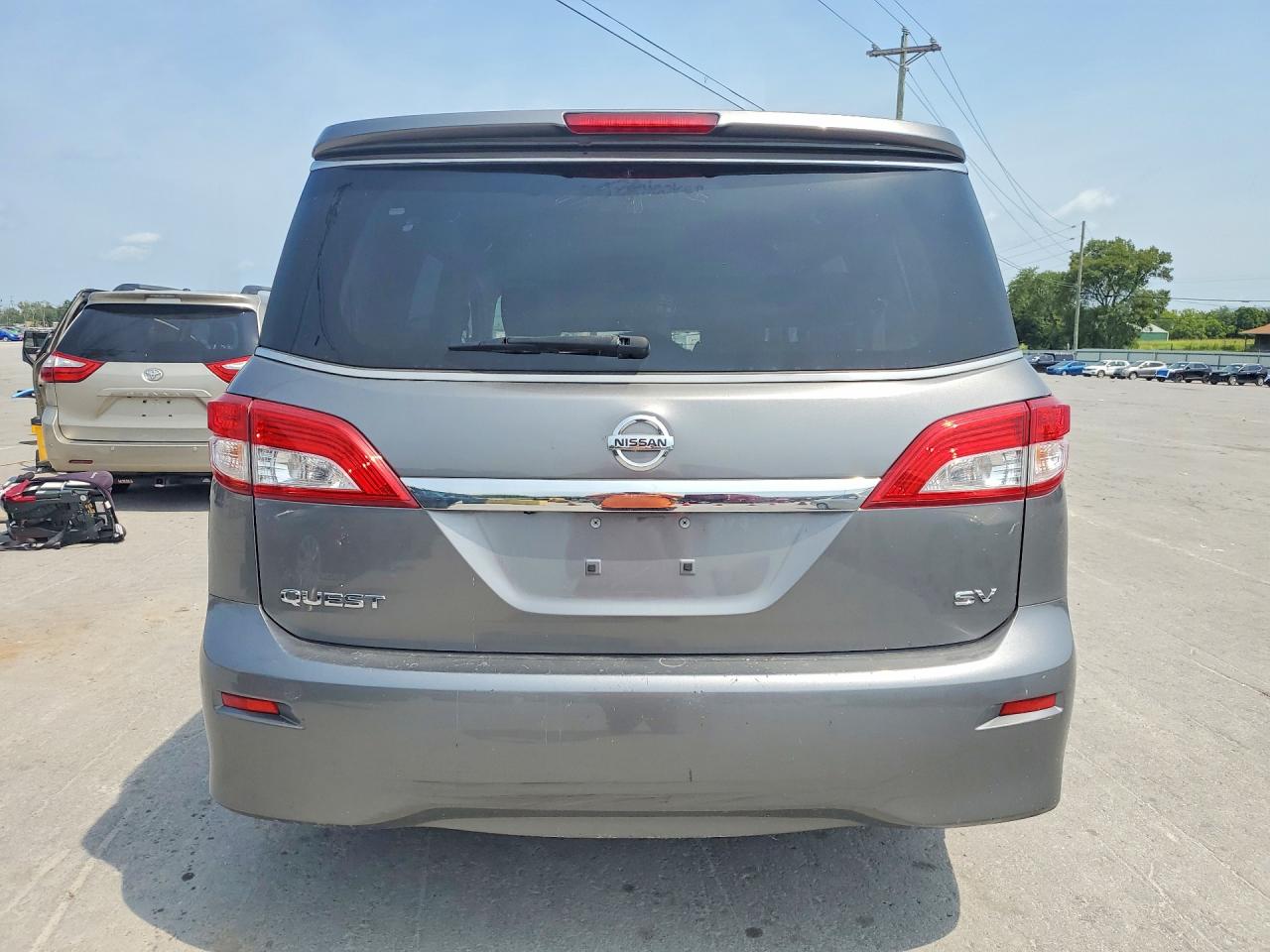 2015 Nissan Quest 3.5 Sv Gray vin: JN8AE2KP0F9130056