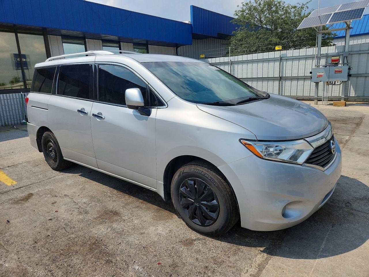 2015 Nissan Quest 3.5 S Silver vin: JN8AE2KP0F9130400