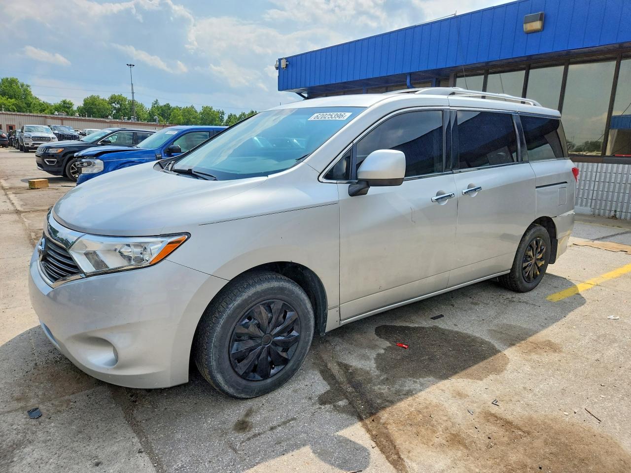 2015 Nissan Quest 3.5 S Серебряный vin: JN8AE2KP0F9130400