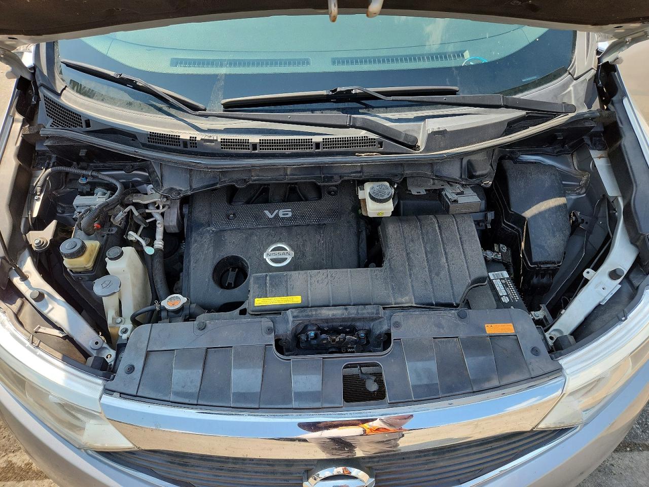 2015 Nissan Quest 3.5 S Silver vin: JN8AE2KP0F9130400