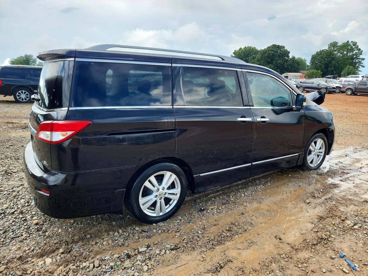 2015 Nissan Quest 3.5 Sl Black vin: JN8AE2KP0F9130820