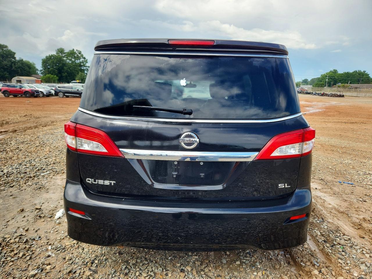 2015 Nissan Quest 3.5 Sl Black vin: JN8AE2KP0F9130820