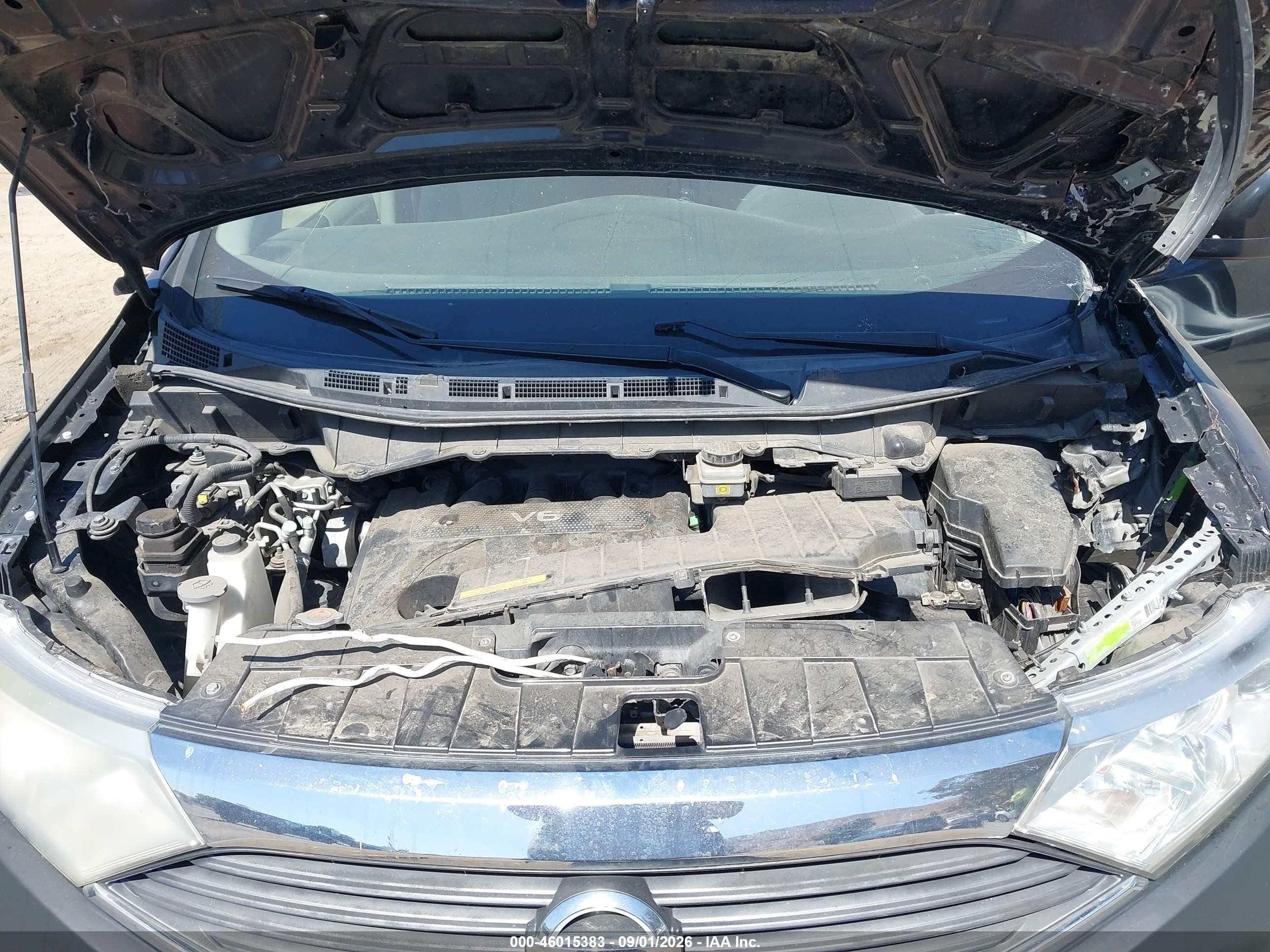 2015 Nissan Quest Sv Черный vin: JN8AE2KP0F9131675