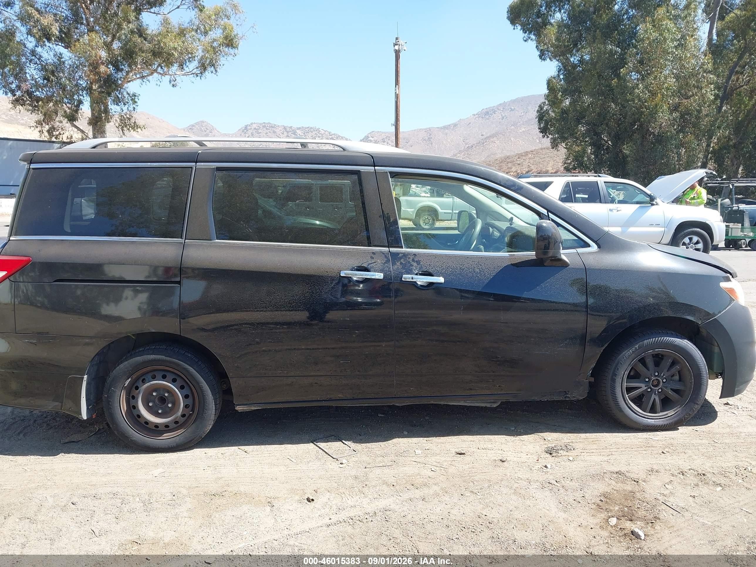 2015 Nissan Quest Sv Черный vin: JN8AE2KP0F9131675