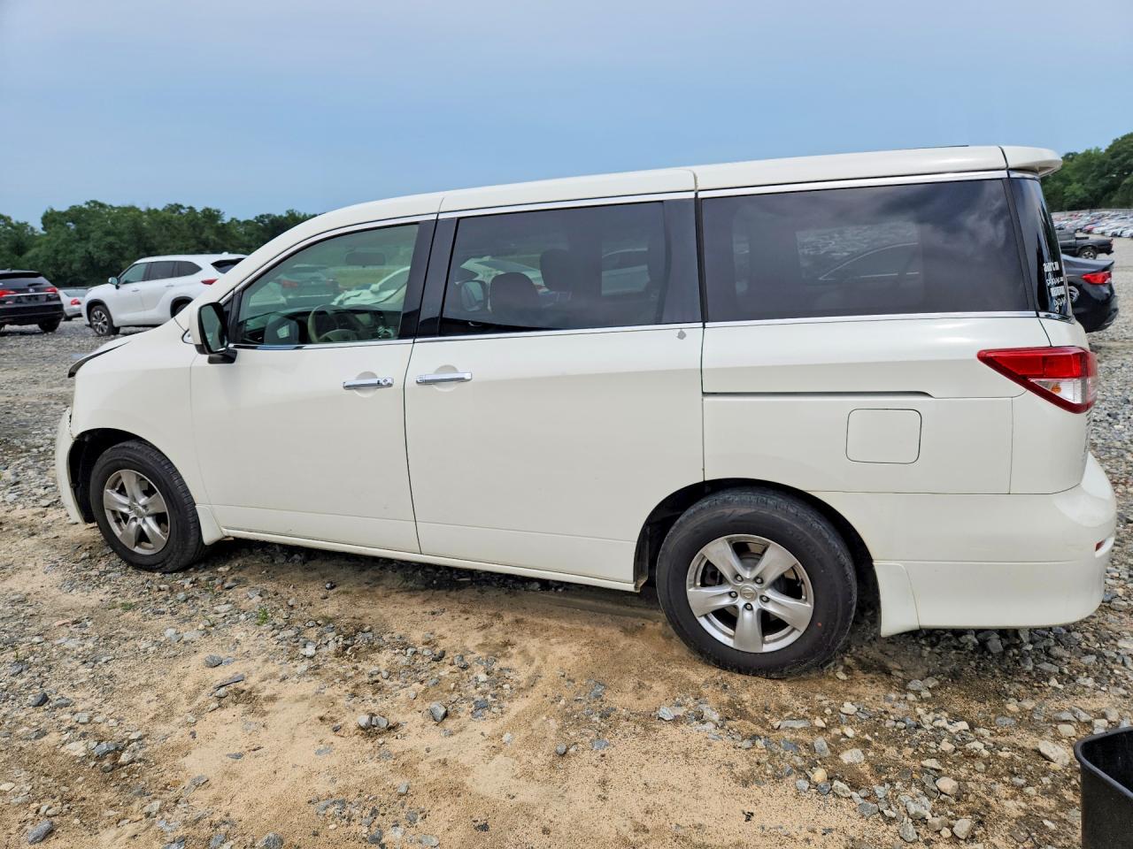 2015 Nissan Quest 3.5 Sv White vin: JN8AE2KP0F9131871