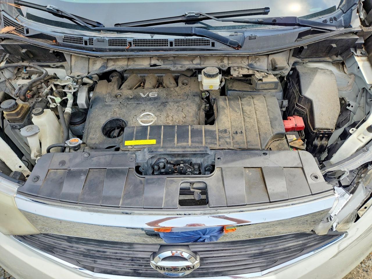 2015 Nissan Quest 3.5 Sv White vin: JN8AE2KP0F9131871