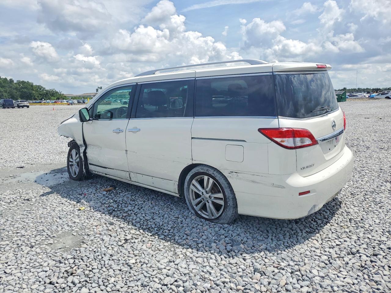 2011 Nissan Quest 3.5 S White vin: JN8AE2KP1B9005996