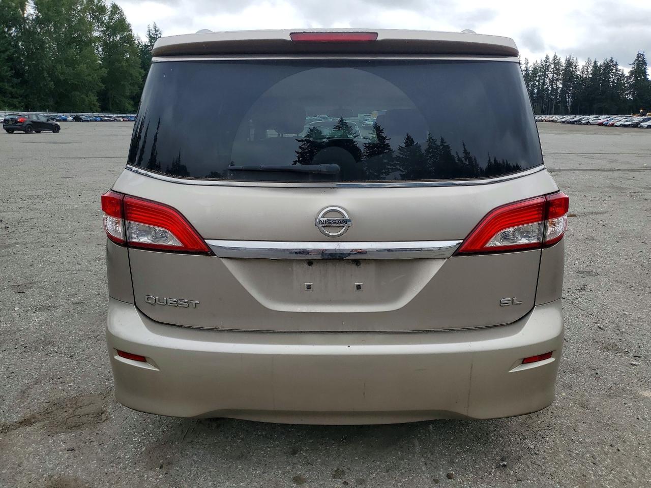 2011 Nissan Quest 3.5 S Tan vin: JN8AE2KP1B9007702
