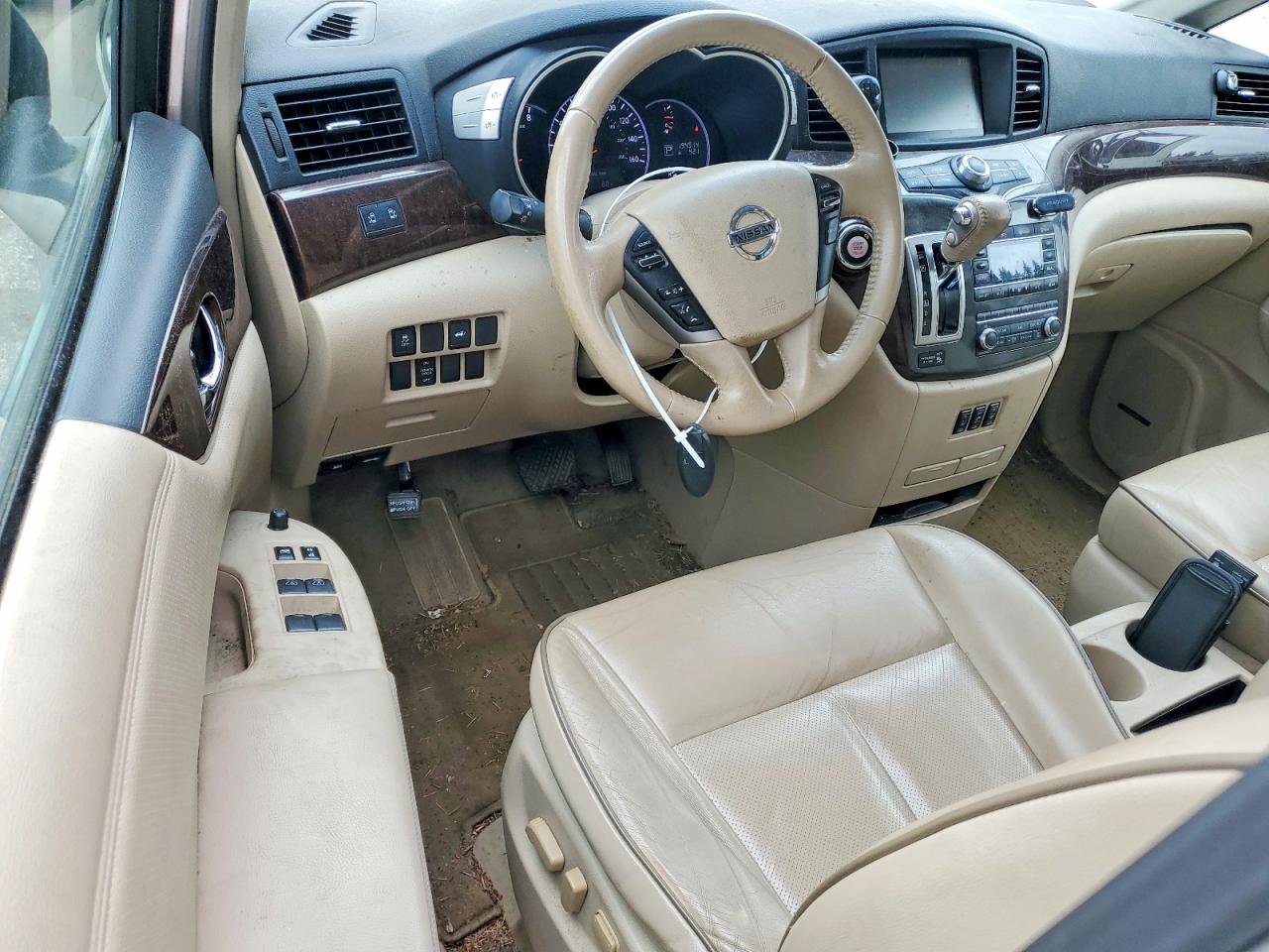 2011 Nissan Quest 3.5 S Tan vin: JN8AE2KP1B9007702