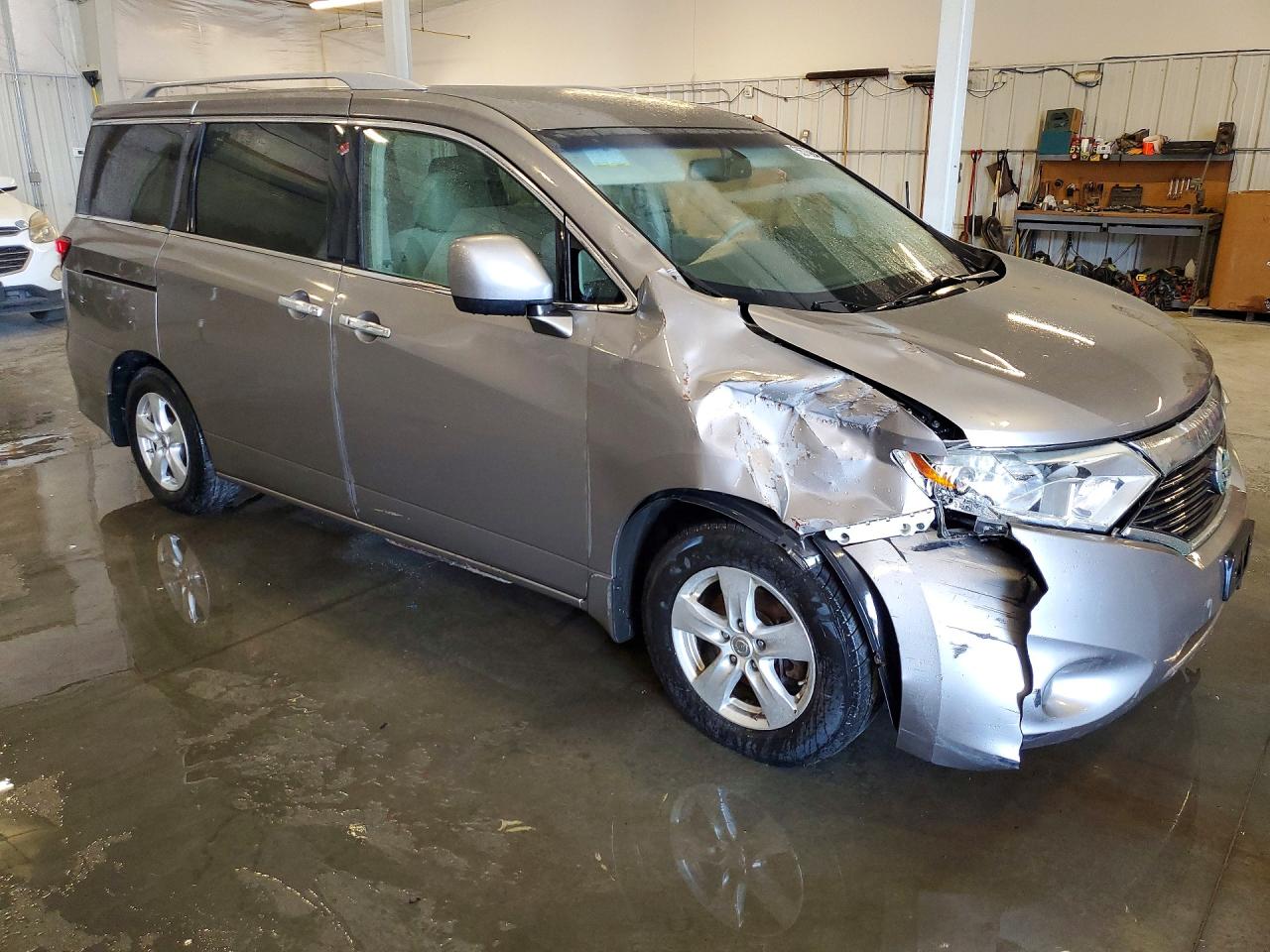 2011 Nissan Quest 3.5 S Gray vin: JN8AE2KP1B9008168