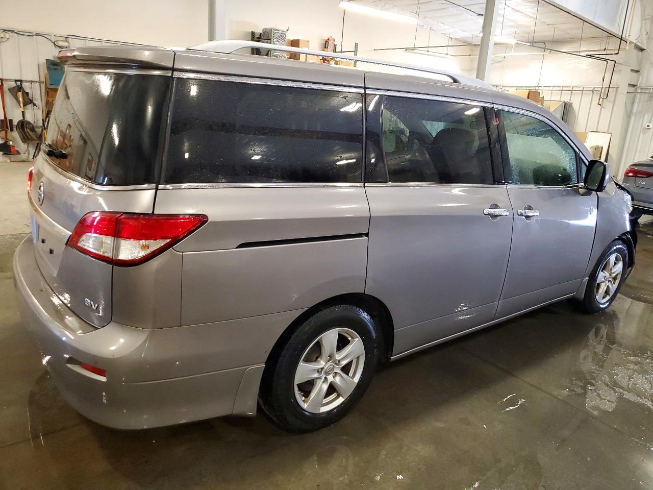 2011 Nissan Quest 3.5 S Gray vin: JN8AE2KP1B9008168