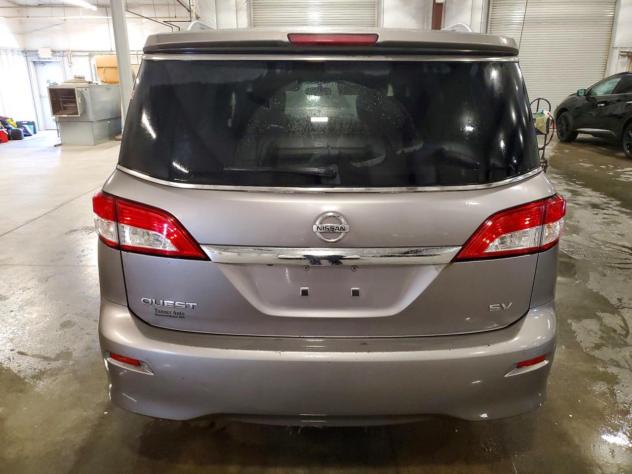 2011 Nissan Quest 3.5 S Gray vin: JN8AE2KP1B9008168