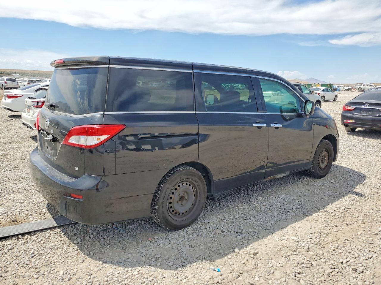 2012 Nissan Quest 3.5 S Black vin: JN8AE2KP1C9034660