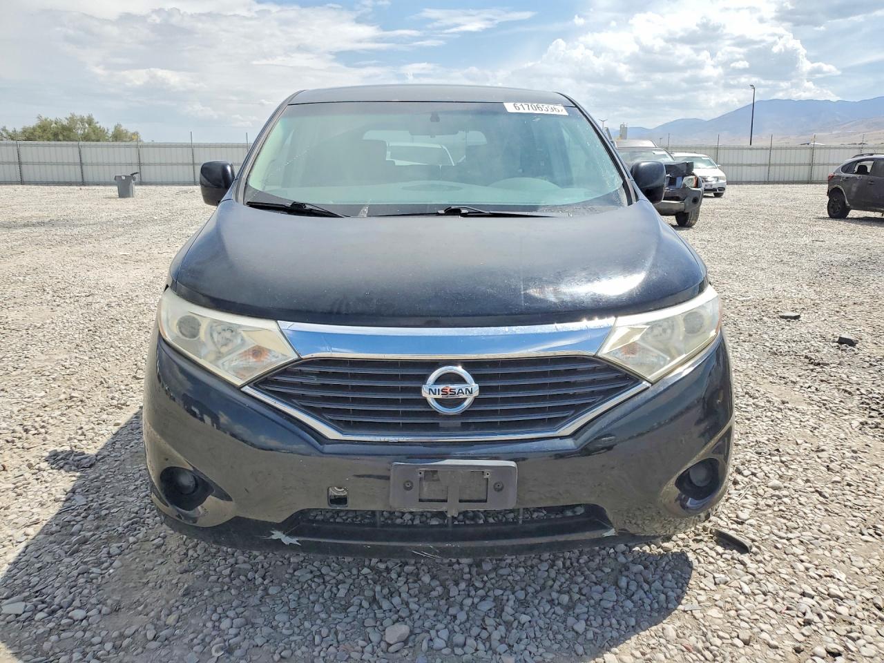 2012 Nissan Quest 3.5 S Black vin: JN8AE2KP1C9034660