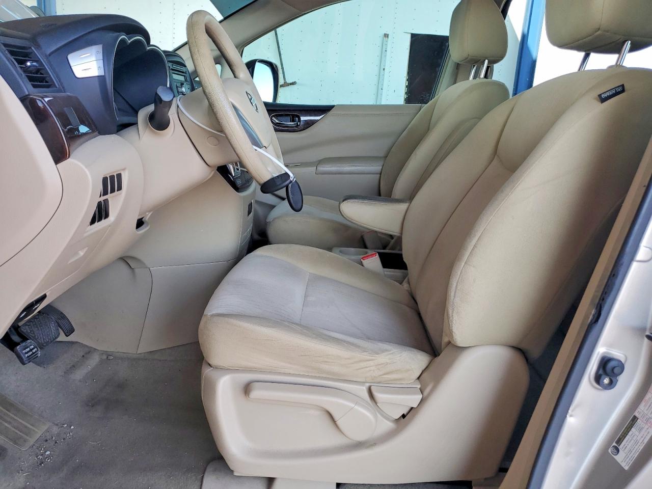 2012 Nissan Quest 3.5 S Silver vin: JN8AE2KP1C9035212
