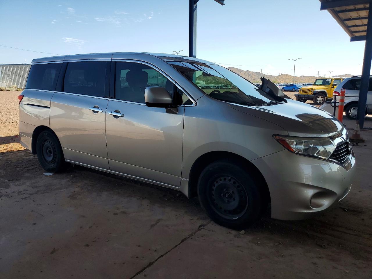 2012 Nissan Quest 3.5 S Silver vin: JN8AE2KP1C9035212