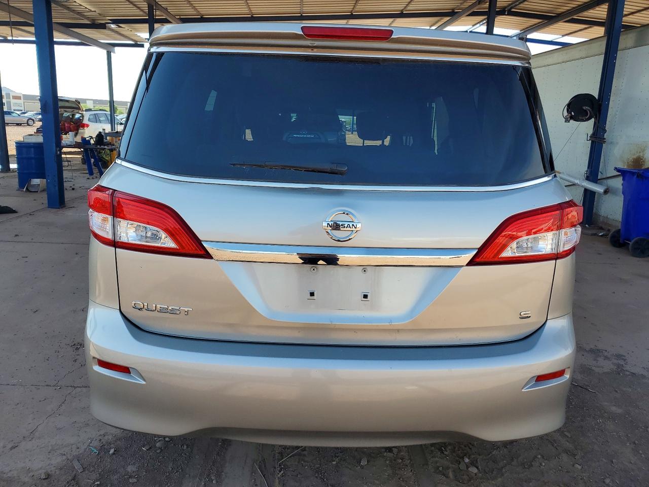 2012 Nissan Quest 3.5 S Silver vin: JN8AE2KP1C9035212