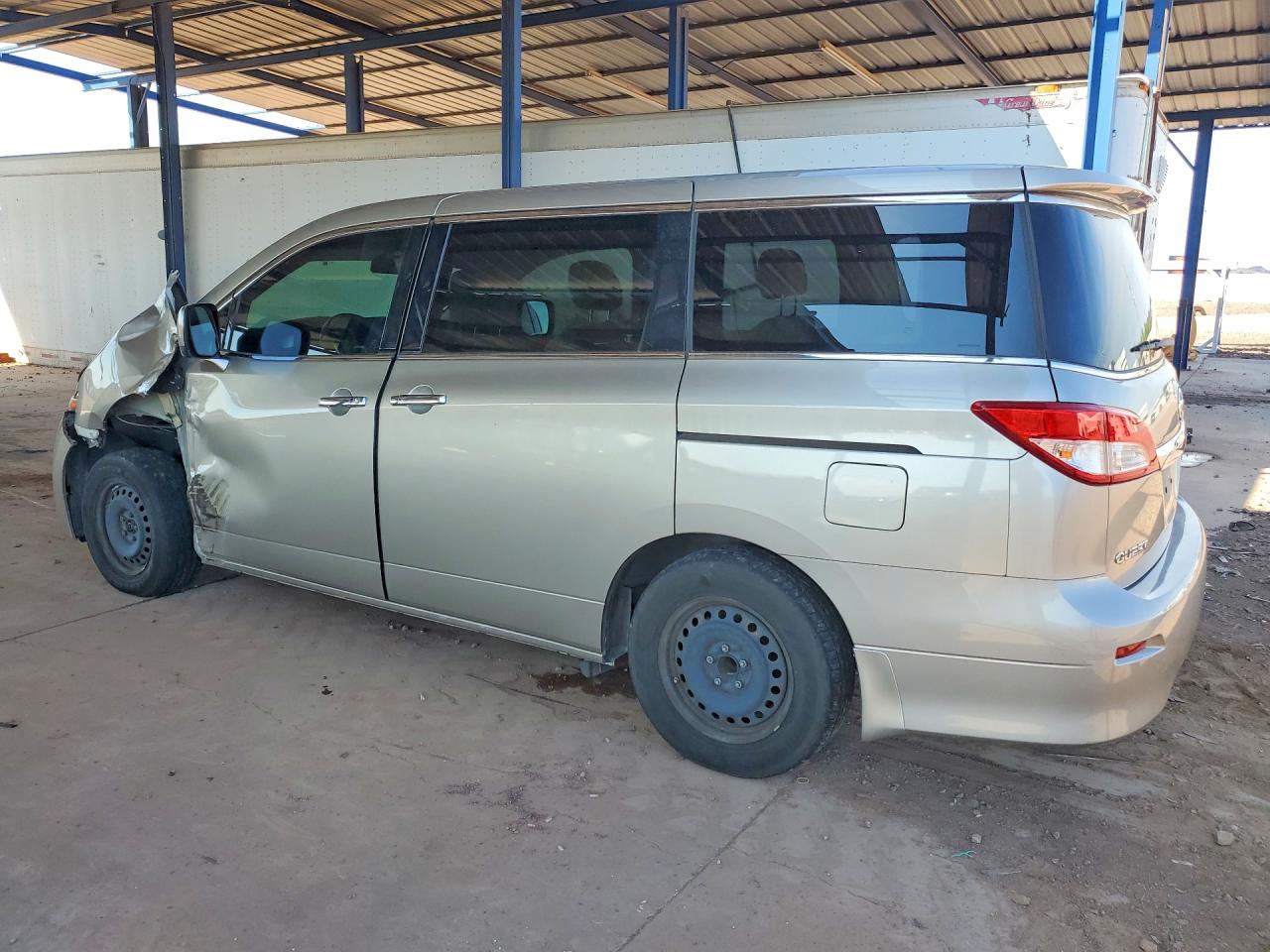 2012 Nissan Quest 3.5 S Silver vin: JN8AE2KP1C9035212