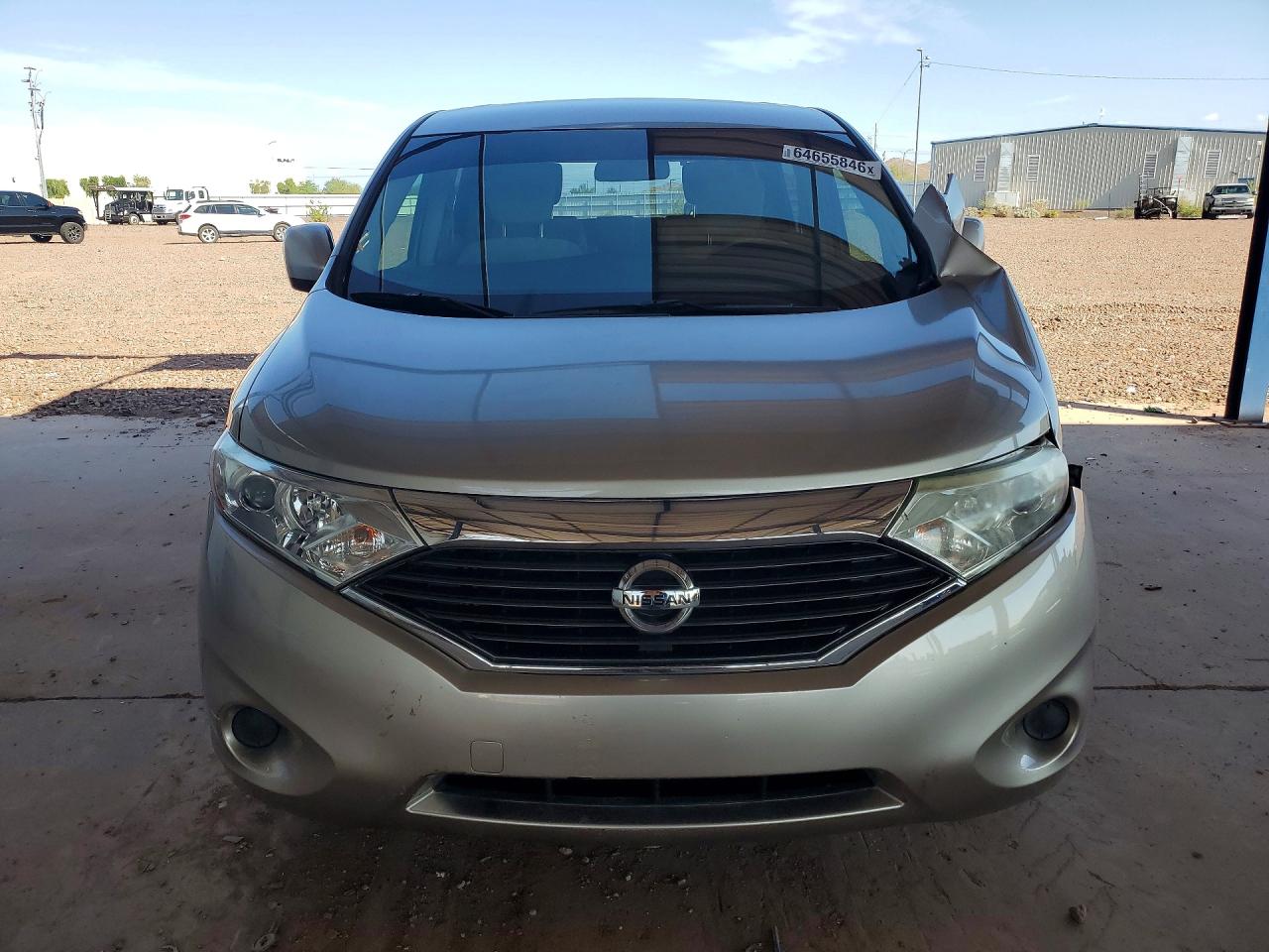 2012 Nissan Quest 3.5 S Silver vin: JN8AE2KP1C9035212