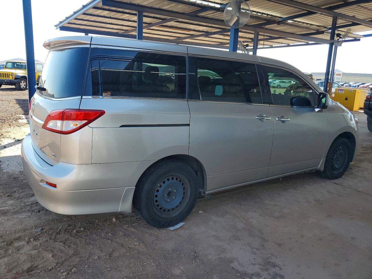 2012 Nissan Quest 3.5 S Silver vin: JN8AE2KP1C9035212