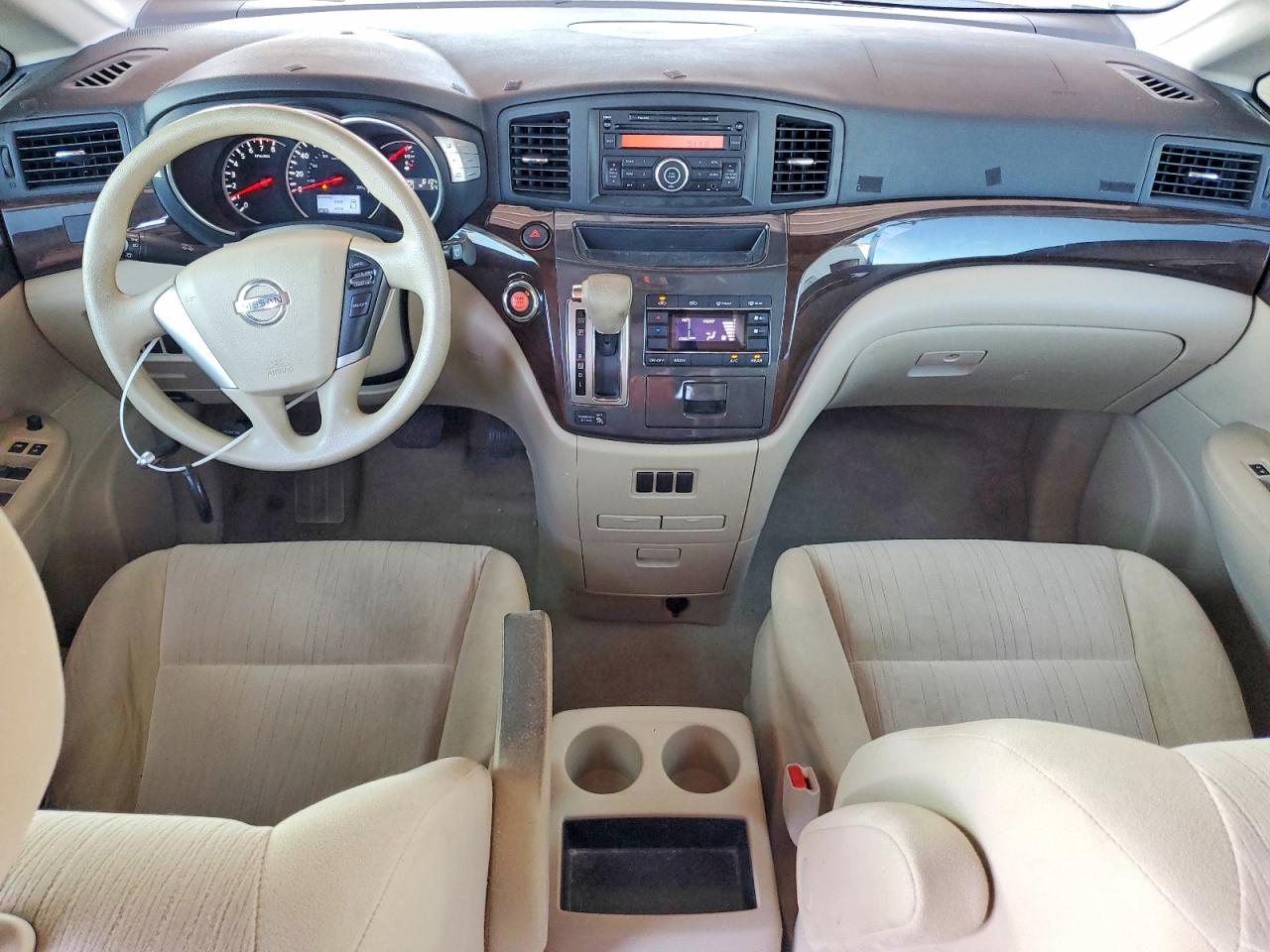 2012 Nissan Quest 3.5 S Silver vin: JN8AE2KP1C9035212