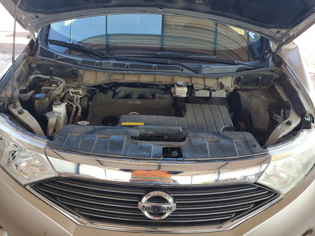 2012 Nissan Quest 3.5 S Silver vin: JN8AE2KP1C9035212