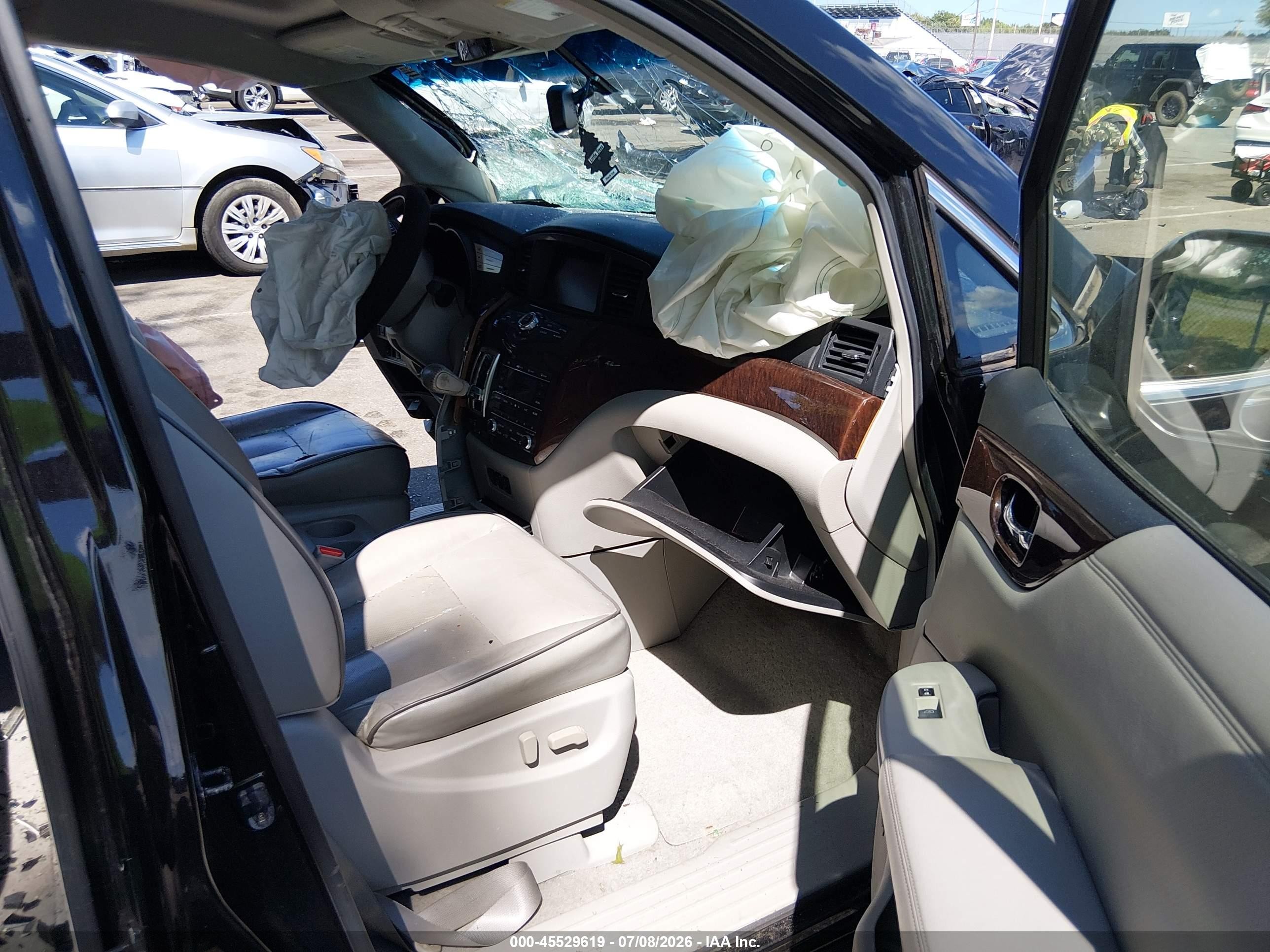 2012 Nissan Quest Le Black vin: JN8AE2KP1C9046680