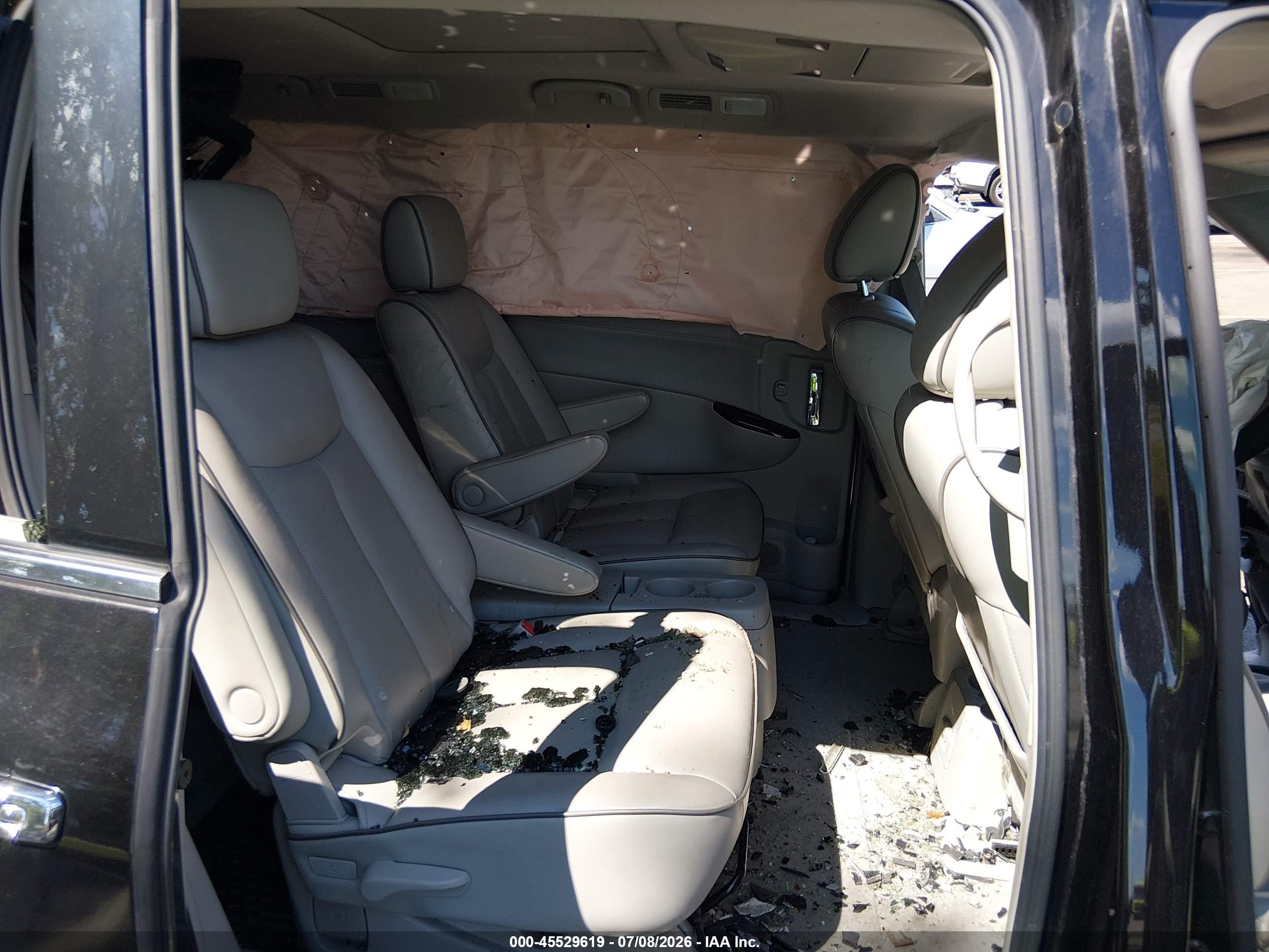 2012 Nissan Quest Le Black vin: JN8AE2KP1C9046680