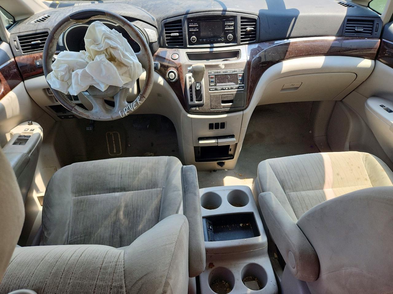 2012 Nissan Quest 3.5 S Silver vin: JN8AE2KP1C9050308