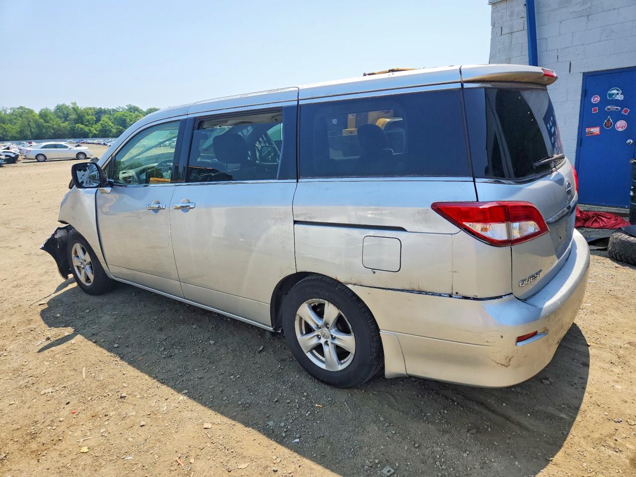 2012 Nissan Quest 3.5 S Silver vin: JN8AE2KP1C9050308