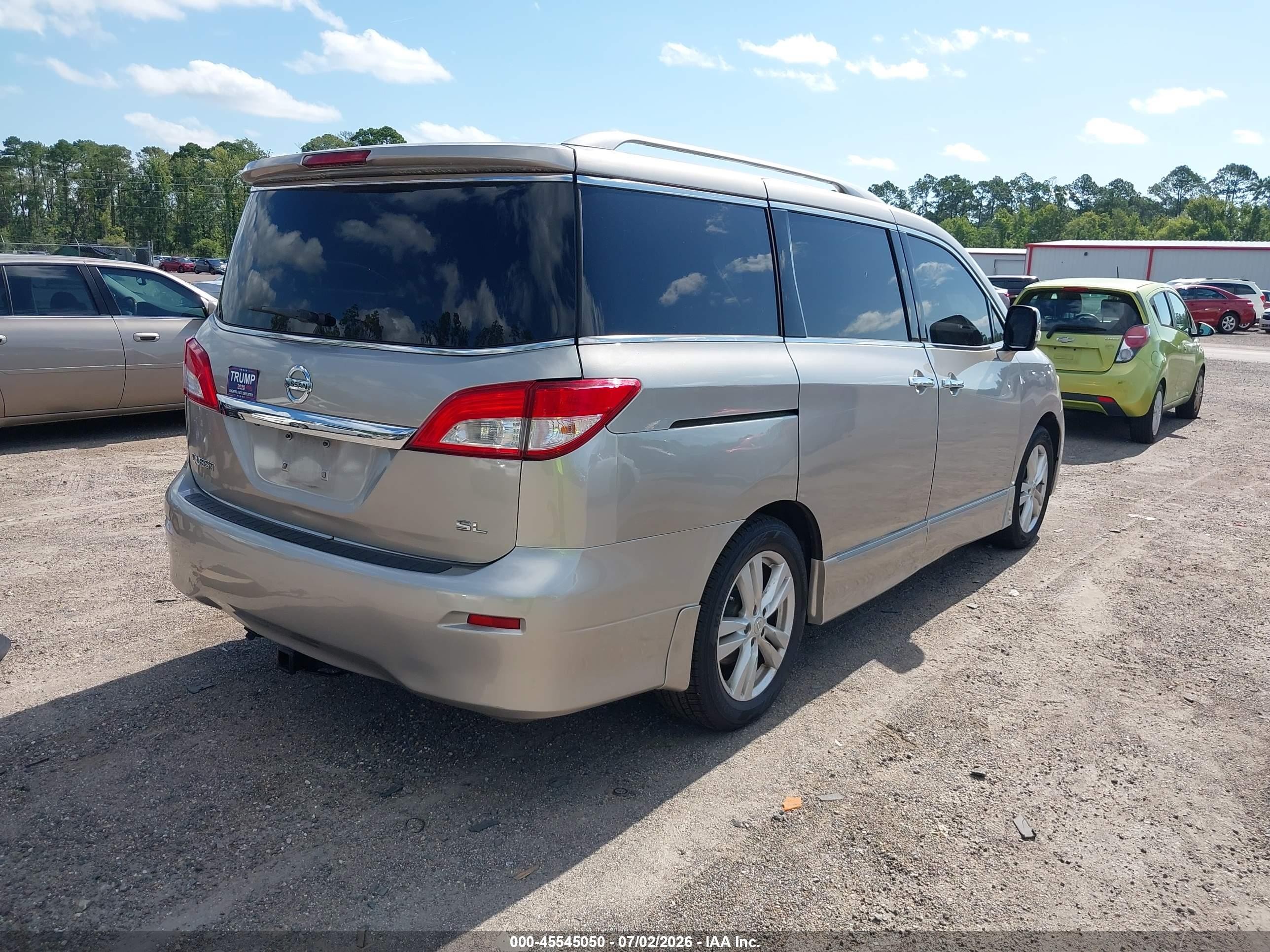 2013 Nissan Quest Sl Gold vin: JN8AE2KP1D9062220