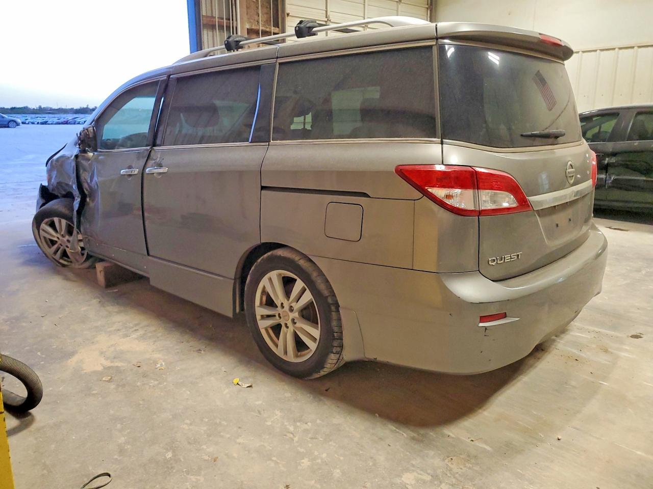2013 Nissan Quest 3.5 S Gray vin: JN8AE2KP1D9062282