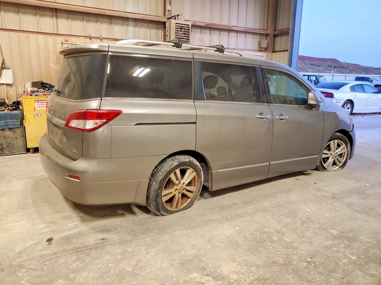 2013 Nissan Quest 3.5 S Gray vin: JN8AE2KP1D9062282