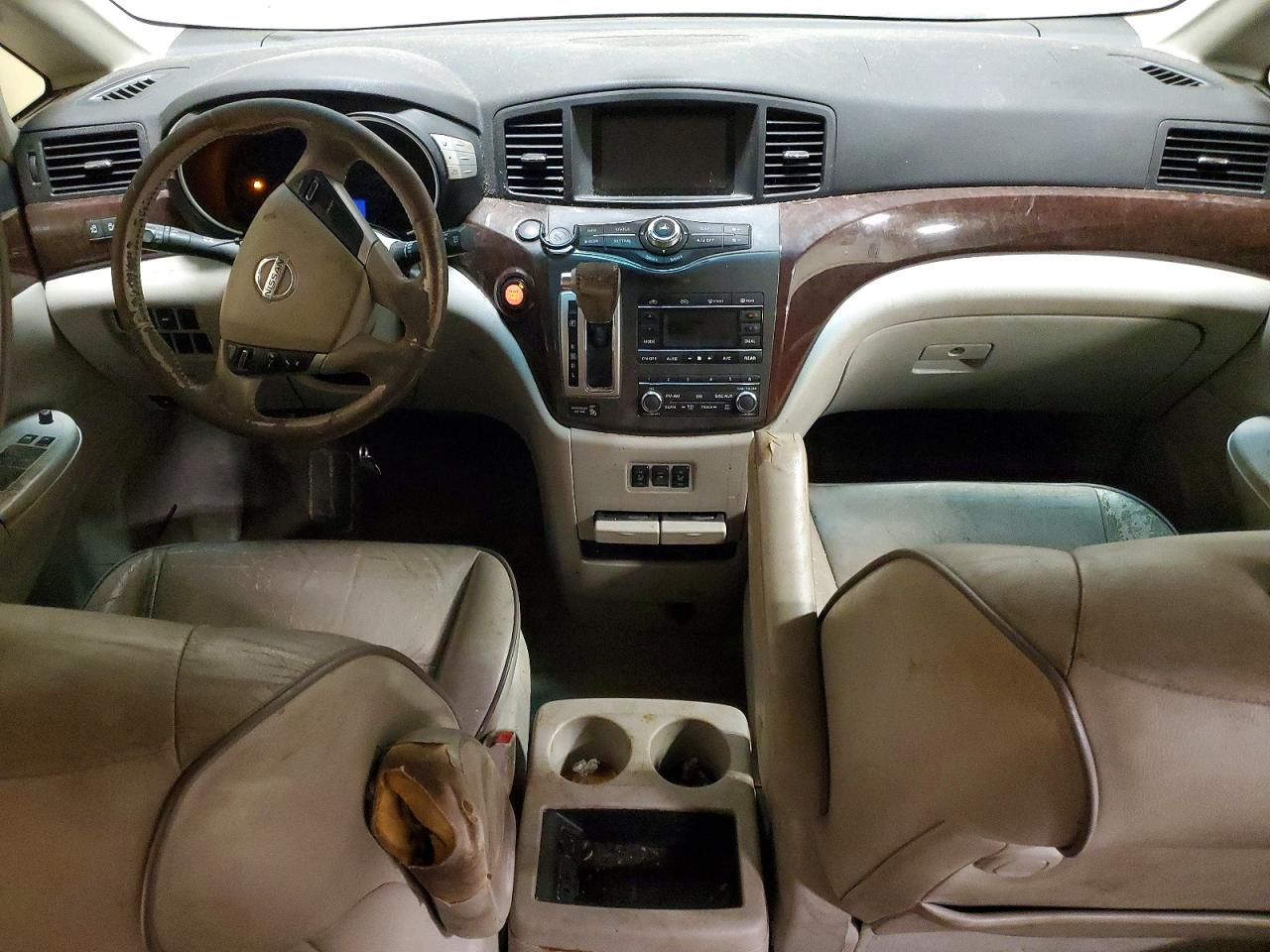 2013 Nissan Quest 3.5 S Gray vin: JN8AE2KP1D9062282